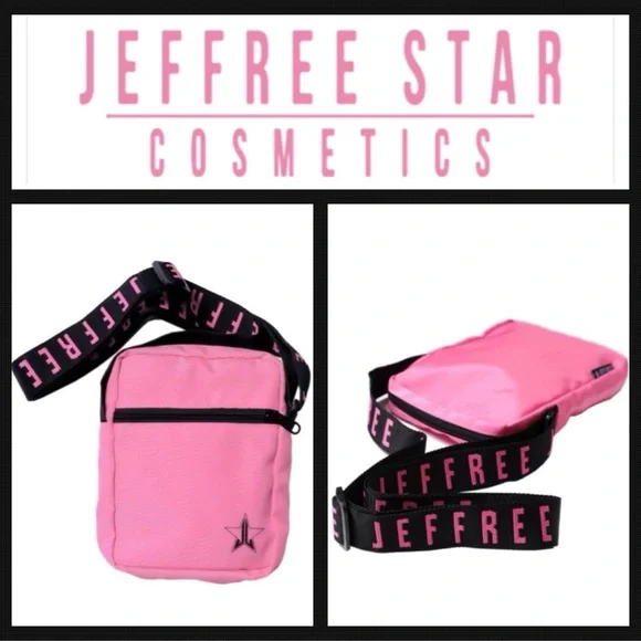 New Jeffree Star Crossbody bag Baby Pink Jeffree Star Cosmetics JSC NWOT - Picture 5 of 5